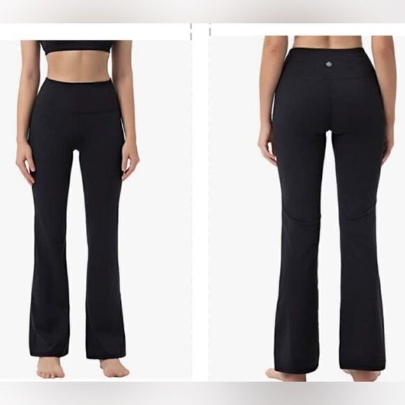 BUBBLELIME Women's High Waist Bootcut Yoga Pants Workout Flare Tummy Control - Picture 1 of 4